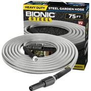 BIONIC STEEL 10Ft Short Garden Hose, 10 Ft x 5/8 In. Connector Hose for Reel, Leak Proof Connection, Heavy Duty, Non Kinking, Flexible Hose Extension
