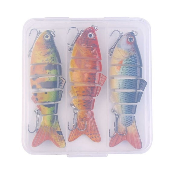 Bionic Swimming Lure -Bait 3PCS Fishing 10cm/18g Bait Wobblers For Fishing Tackle Decoys The Bait,Suitable for All Kinds of Waters, Fishing Gear 3D Fishing Lures That Swim by Itself