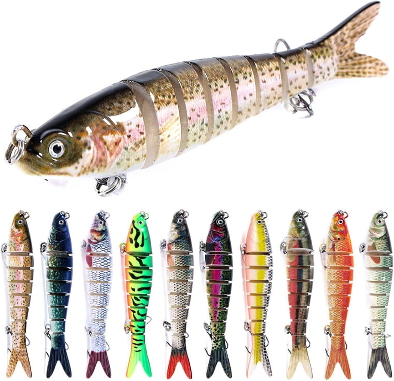 Bionic Swimming Lure， Robotic Fishing Lure, 11.5g Lifelike Multi ...