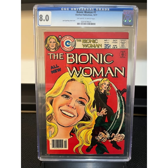 Bionic Woman #1 - CGC 8 Comic Book