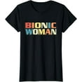 thumbnail image 1 of Bionic Woman - Get Well Hip Replacement Surgery Recovery T-Shirt, 1 of 4