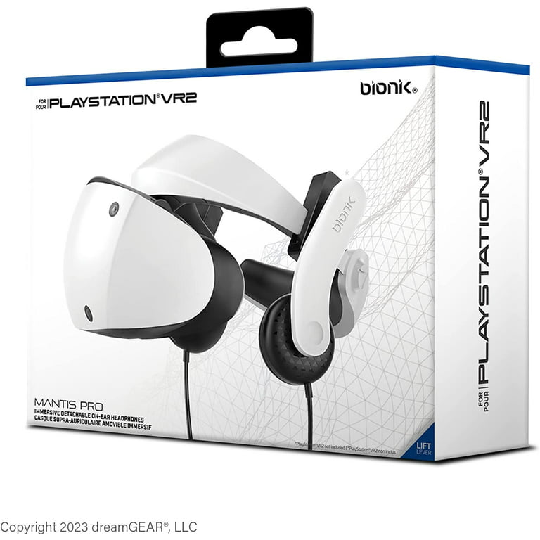 BIONIK DreamGEAR Mantis Casque de réalité virtuelle à Clipser Compatible  avec Playstation VR, Design réglable, se connecte Directement au PSVR, Son