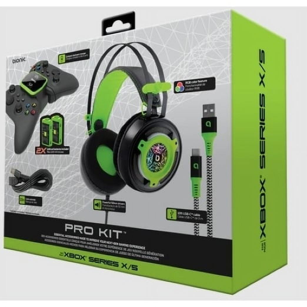Bionik Pro Kit for XBOX Series X/S - Black/Green-