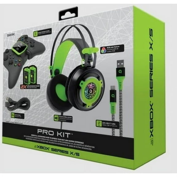 Bionik Pro Kit for XBOX Series X/S - Black/Green-