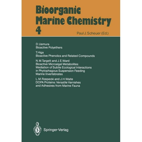 Bioorganic Marine Chemistry Bioorganic Marine Chemistry, Book 4, (Paperback)