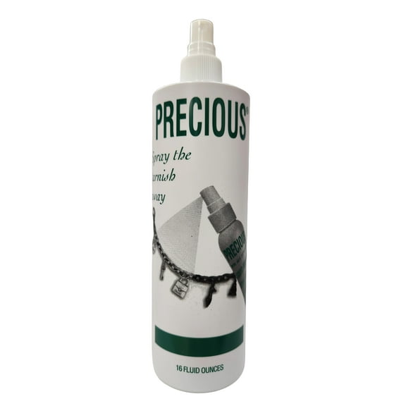 Biopharm Precious Jewelry Cleaner — 16 fl oz — Removes Tarnish & Cleans Precious Metals and Gemstones