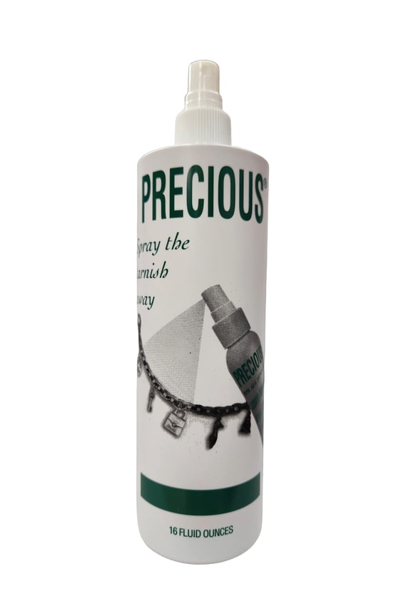 Precious Jewelry Cleaner 16 fl oz Removes Tarnish & Cleans Precious Metals and Gemstones