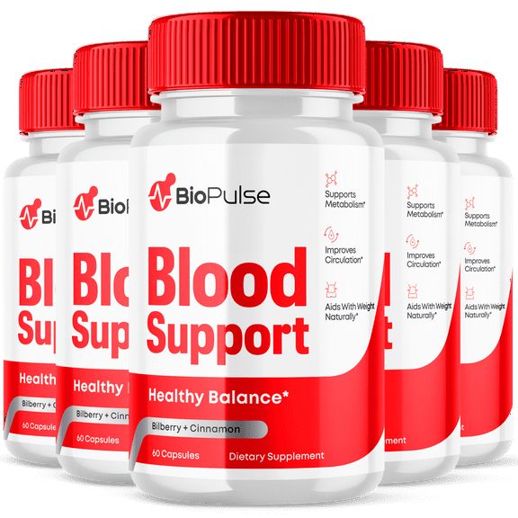 Biopulse Blood Support Pills Advanced Formula Health and Wellness Supplement 300 Capsules