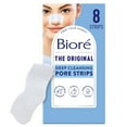 thumbnail image 1 of Bioré Deep Cleansing Pore Strips, Original, Blackhead Remover Strips for Skin Care, Oil Free, 8 Ct, 1 of 11