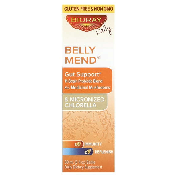 Bioray Belly Mend, Gut Support, 2 fl oz (60 ml)