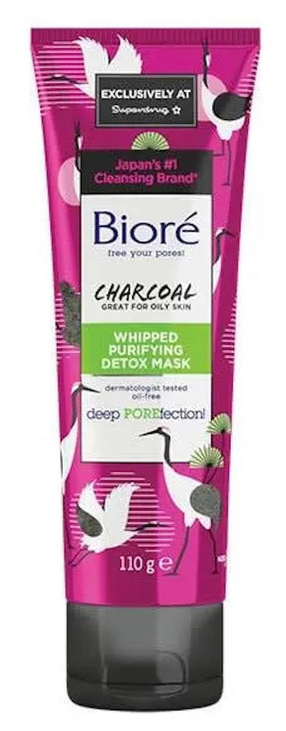 Biore Charcoal Whipped Purifying Detox Mask 110g
