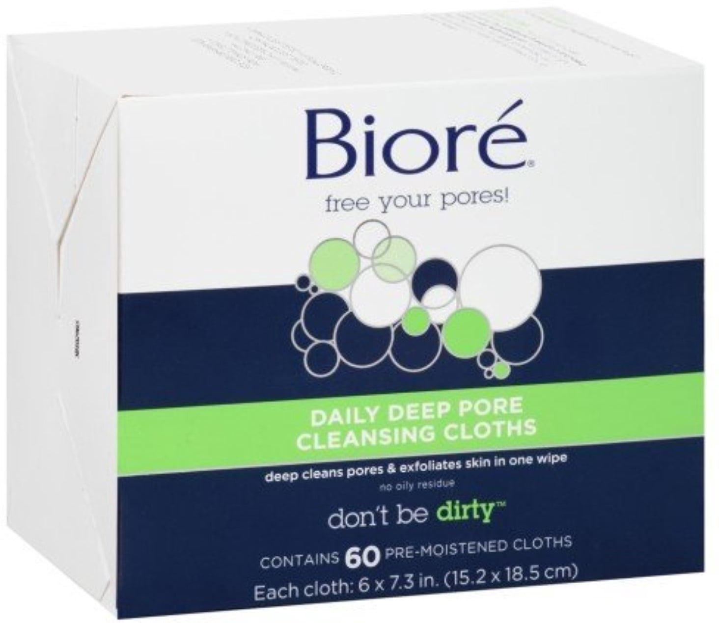 Biore Whitening Cleansing Cloths – 60 Tücher Gegen Flecken & Für Saubere Poren