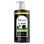 Biore Deep Pore Charcoal Face Wash, Daily Facial Cleanser for Dirt & Makeup Removal, for Oily Skin, 11.45 oz