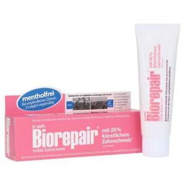 Biorepair Menthol Free toothpaste TEETH Defects Made in Germany