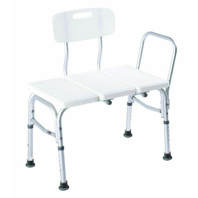 Bios Lightweight Plastic Adjustable Handicap Bath Transfer Bench with
