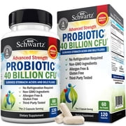 Bioschwartz Daily Probiotic Supplement 40 Billion CFU, 120 Ct