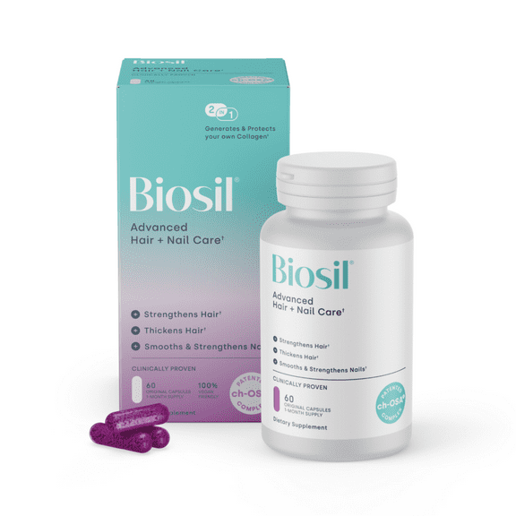 Biosil Advanced Hair + Nail Care - 60 Capsules