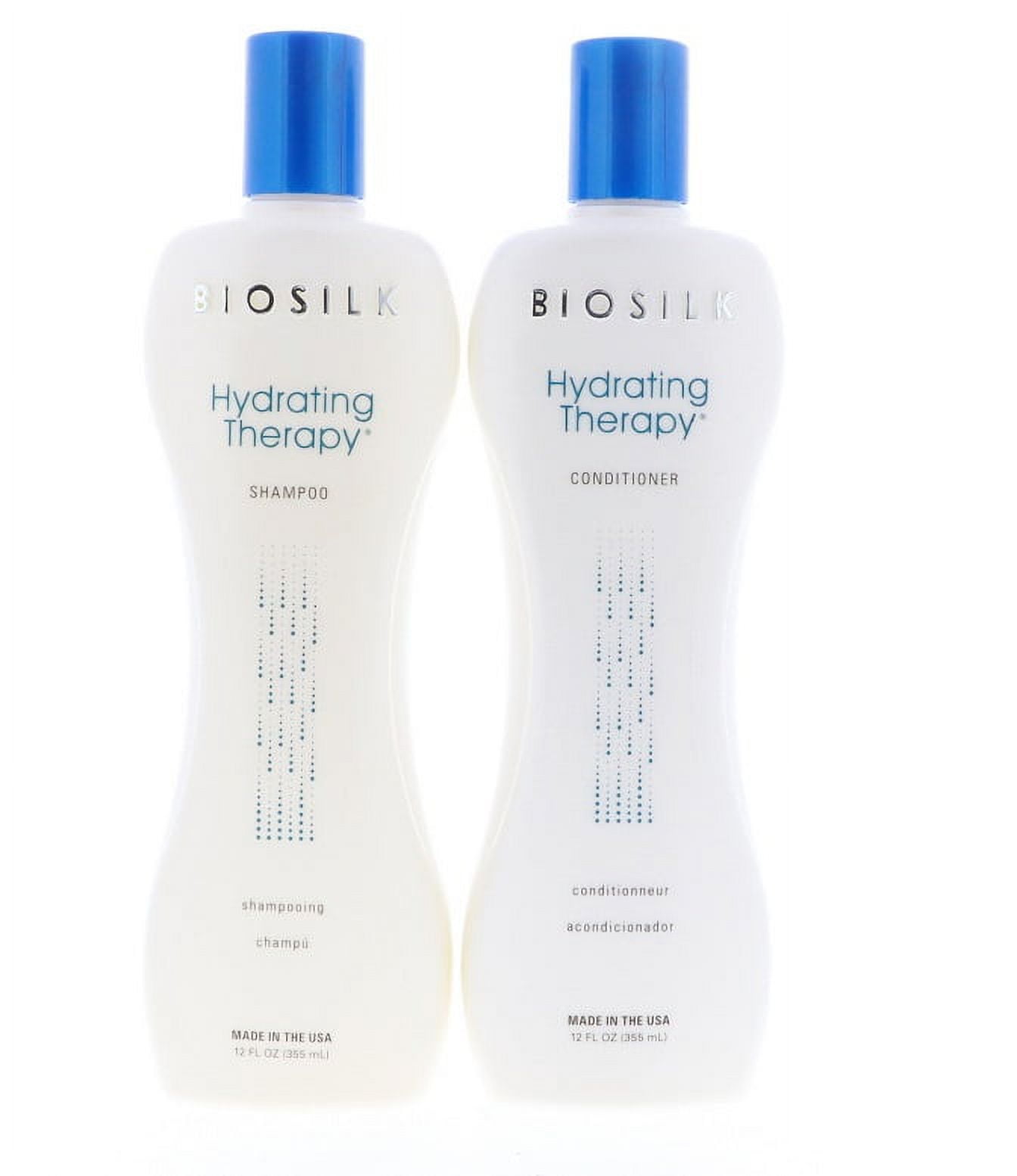 Biosilk Hydrating Therapy Shampoo & Conditioner 12 oz, Revive Dry Hair