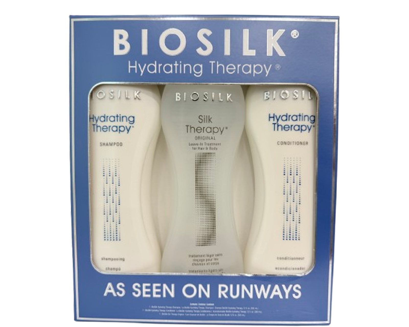 Biosilk Hydrating Therapy As Seen On Runways - Hair Treatment Set -  12 oz each - Limited kit