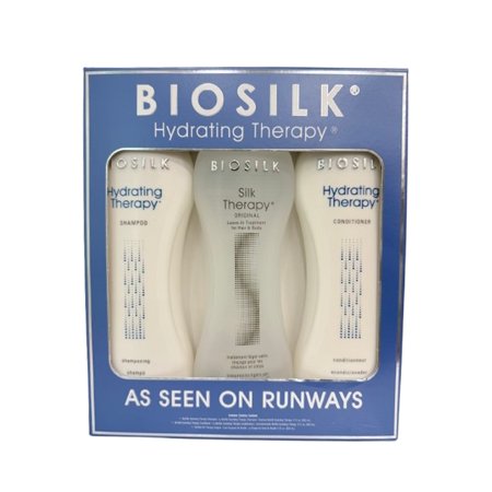 Biosilk Hydrating Therapy As Seen On Runways - Hair Treatment Set - 12 oz each - Limited kit