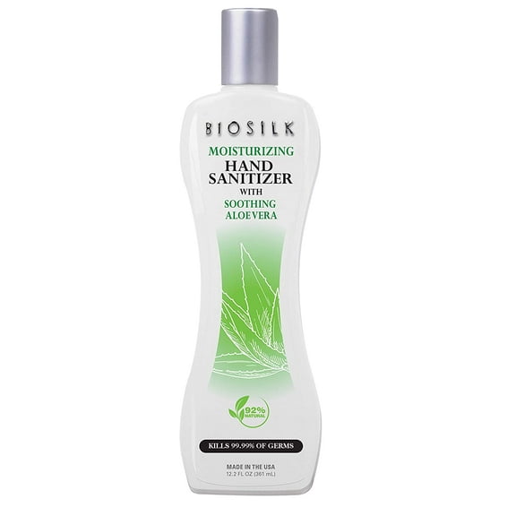Biosilk Moisturizing Hand Sanitizer With Soothing Aloe Vera, 12oz