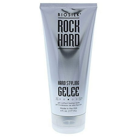 Biosilk Rock Hard Hair Styling Gelee, 6 oz