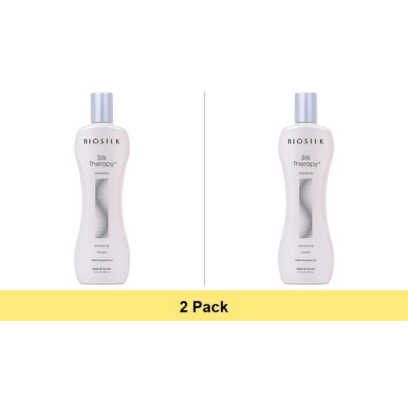 Biosilk Silk Therapy Cleanse & Nourish Shampoo, 12 oz - 2 Pack
