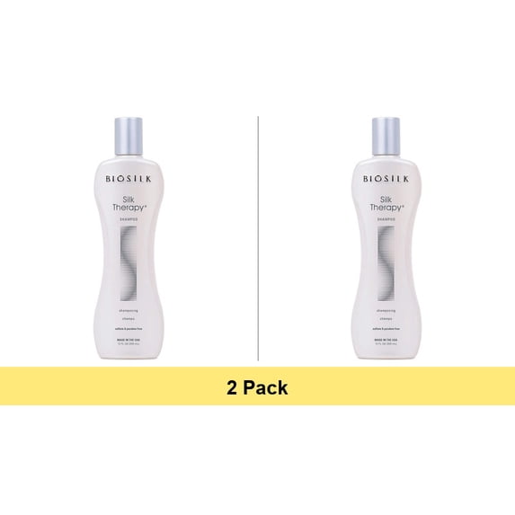 Biosilk Silk Therapy Cleanse & Nourish Shampoo, 12 oz - 2 Pack