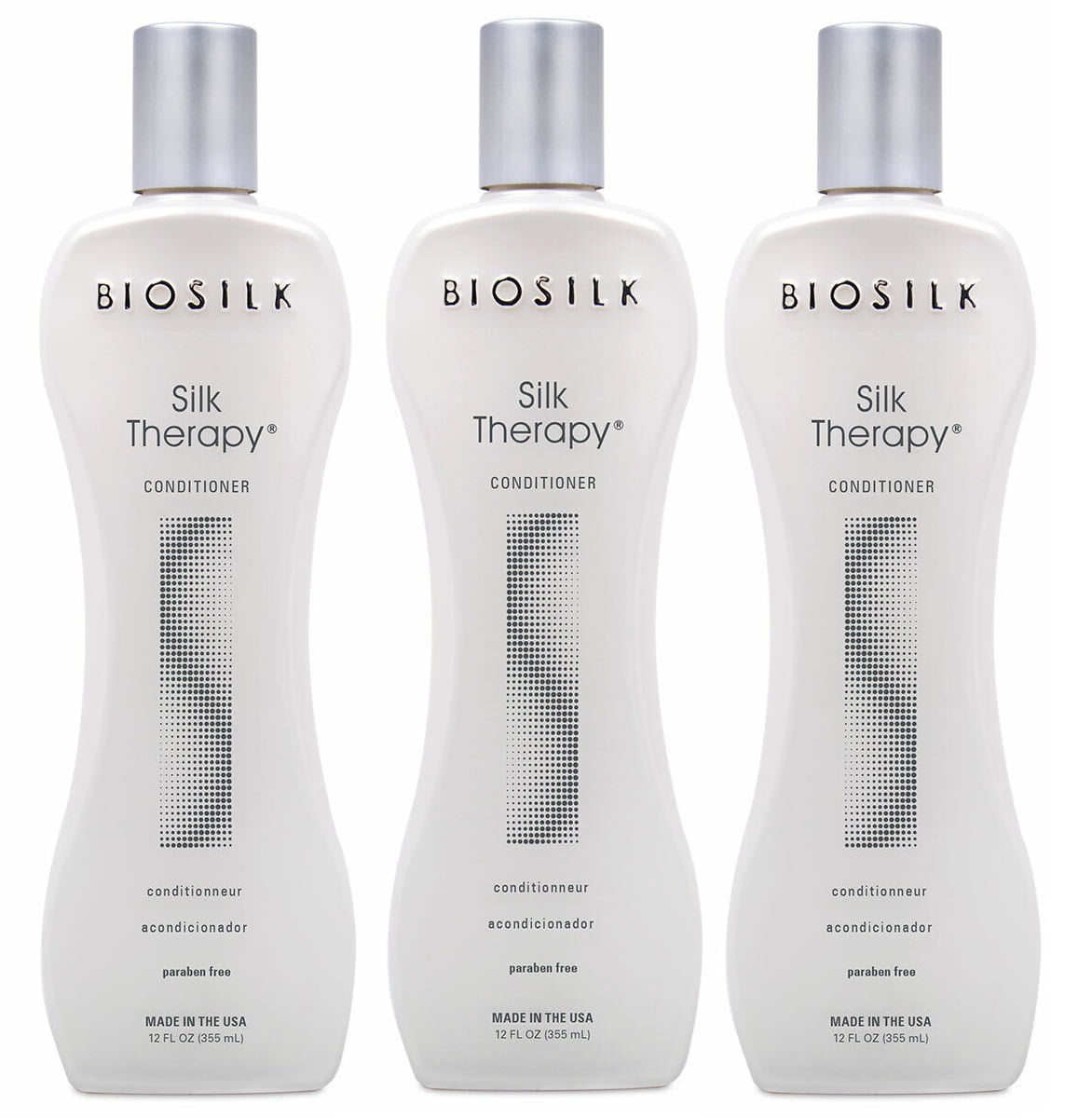 Biosilk Silk Therapy Conditioner 12 oz (Pack of 3)