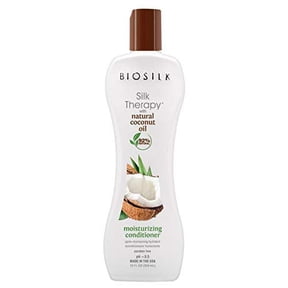 Silk Therapy with Coconut Oil Moisturizing Conditioner by Biosilk for Unisex - 12 oz Conditioner
