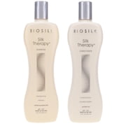 Biosilk Silk Therapy Shampoo 12 oz & Conditioner 12 oz Combo Pack