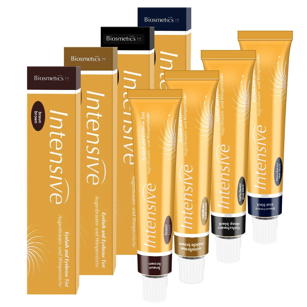 Biosmetics Intensive Eyelash & Eyebrow Tint Dye Tube (Four Colors