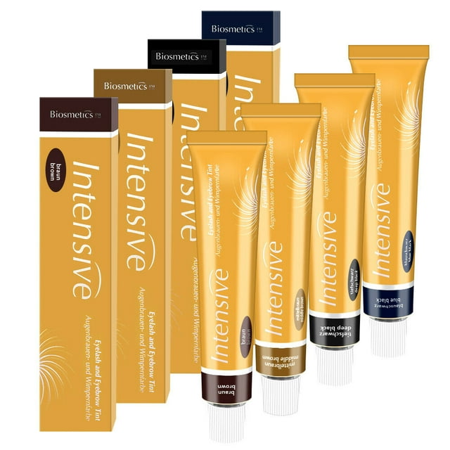 Biosmetics Intensive Eyelash & Eyebrow Tint Dye Tube (Four Colors