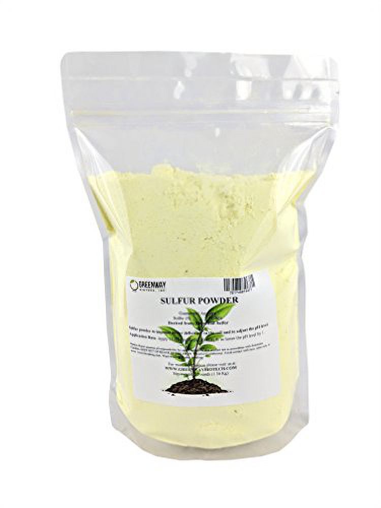 Biotech Organic Sulfur Powder Fertilizer For Plants Required To Lower