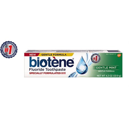 Biotene Dental - Oral Balance Mouth Moisturizing Gel Fluoride Toothpaste 4.3oz Each