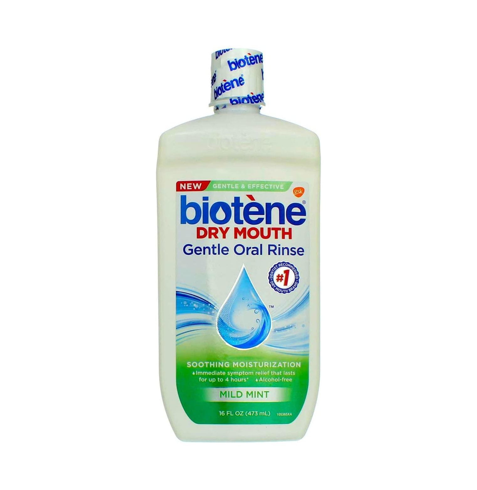 Biotene Dry Mouth Gentle Oral Rinse Soothing Moisturization, Mild Mint