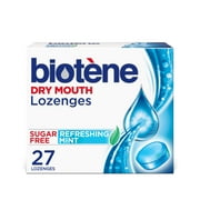 Biotene Dry Mouth Lozenges for Fresh Breath, Refreshing Mint - 27 Count, for 12+ years