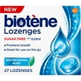 thumbnail image 1 of Biotene Dry Mouth Lozenges for Fresh Breath, Refreshing Mint, 27 count, 1 of 6