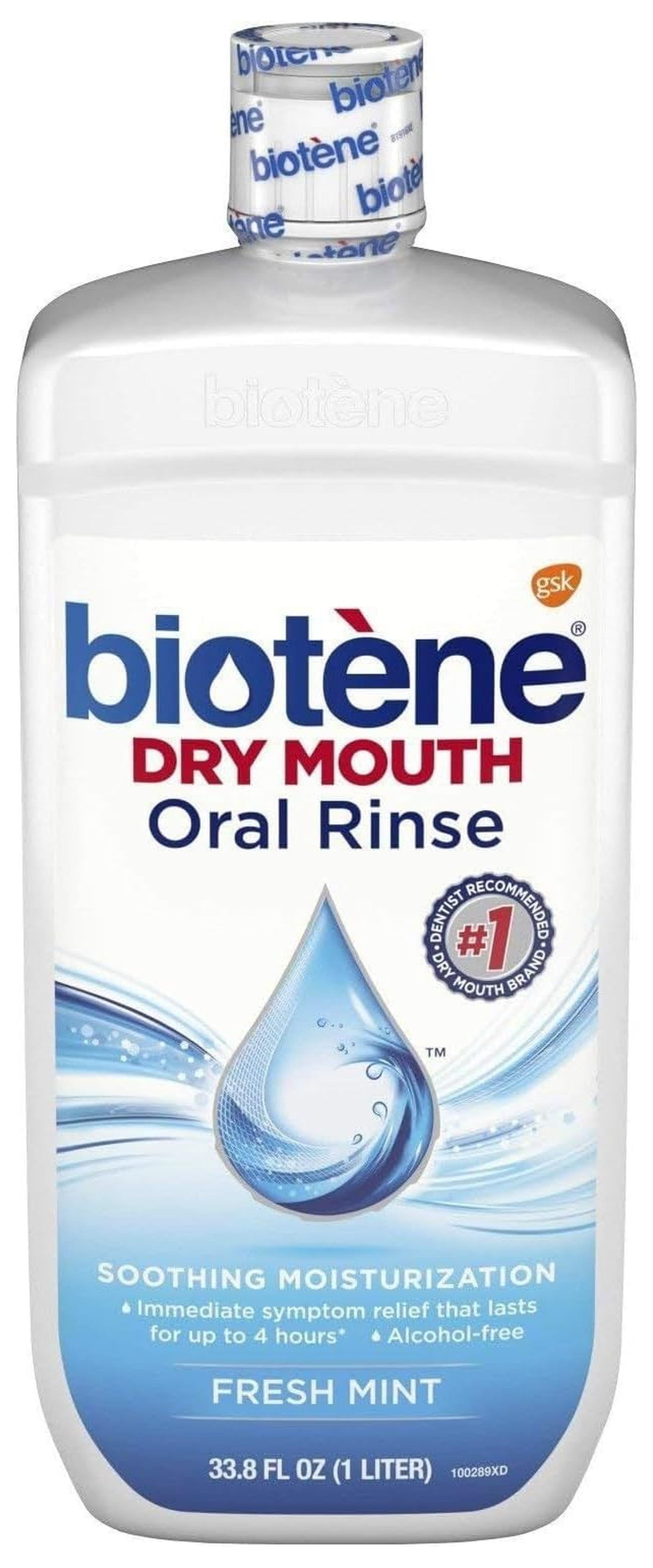 Biotene Dry Mouth Mouthwash 33.80 oz (Pack of 4)