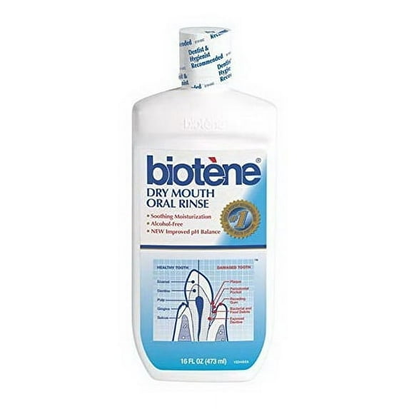 Biotene Dry Mouth Oral Rinse, Mouthwash, 16 Oz