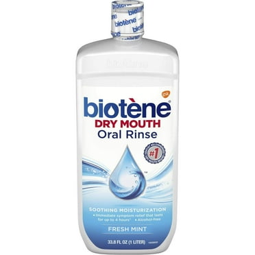 Biotene Fresh Mint Moisturizing Oral Rinse Mouthwash 33.8 oz