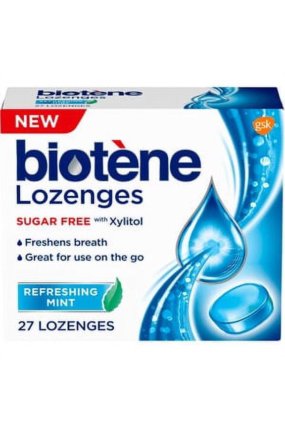 Biotene Lozenges Sugar Free Refreshing Mint (Pack of 2)