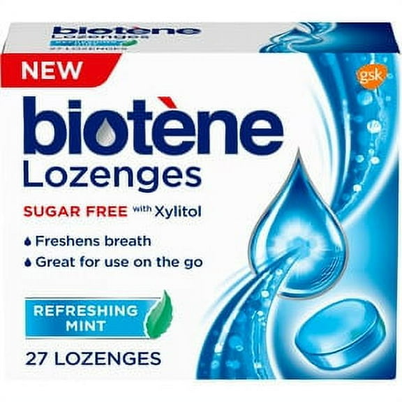 Biotene Lozenges Sugar Free Refreshing Mint (Pack of 6)