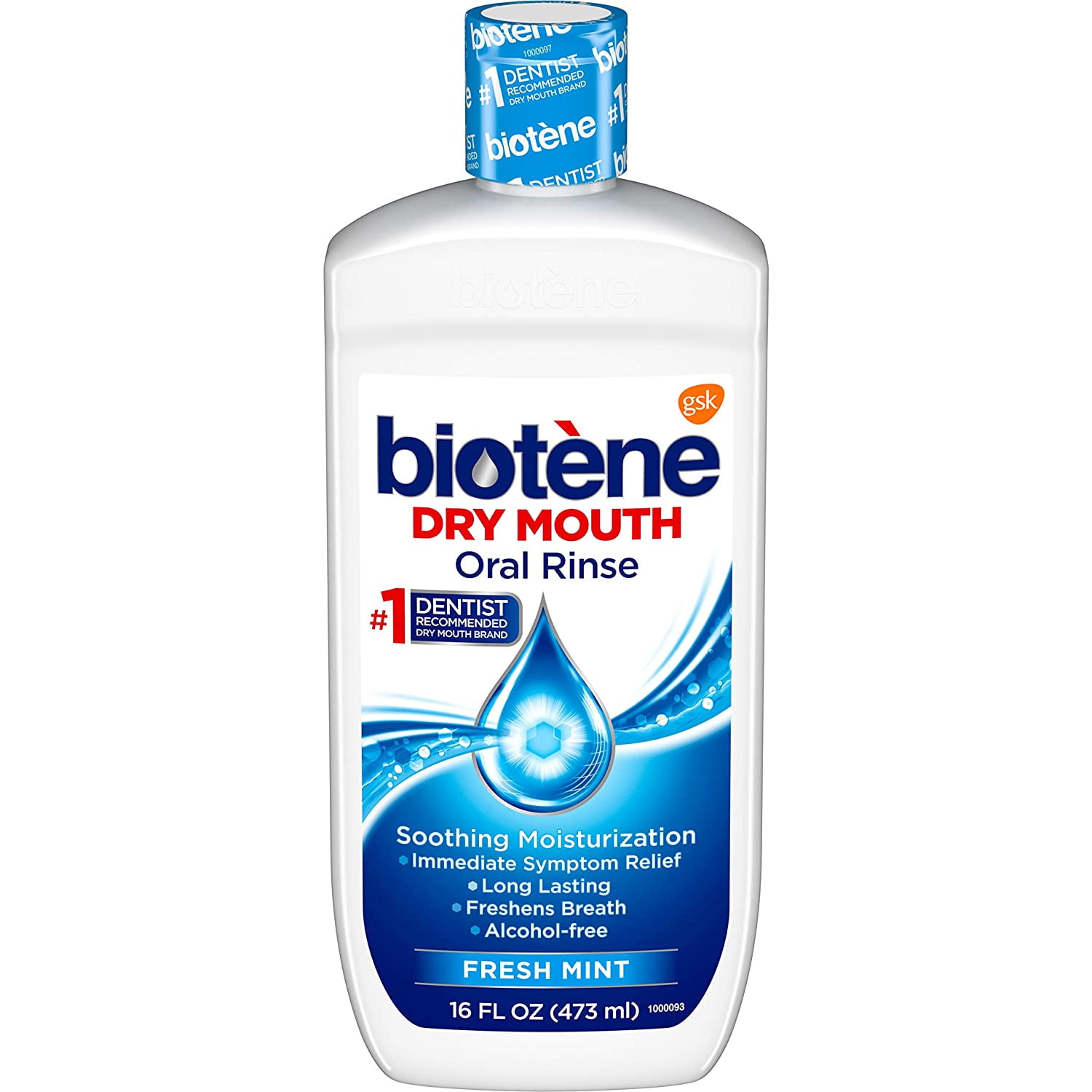 Biotene Oral Rinse Mouthwash for Dry Mouth 33.80 oz (pack of 3)