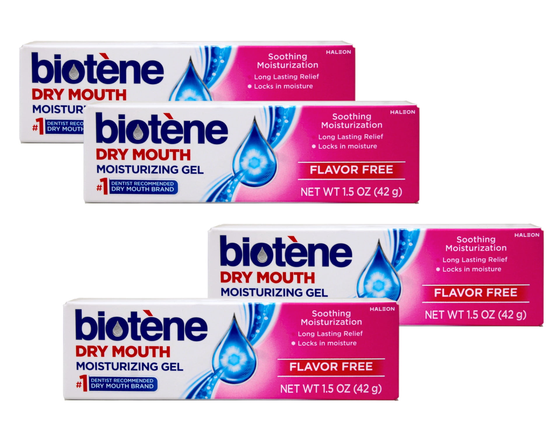 Biotene OralBalance Moisturizing Gel Flavor-Free (Pack of 4)