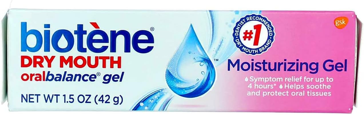 Biotene Dry Mouth OralBalance Moisturizing Gel, 1.5 oz (Pack of 3)
