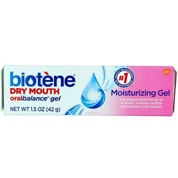 Biotene Dry Mouth OralBalance Moisturizing Gel, 1.5 oz (Pack of 3)