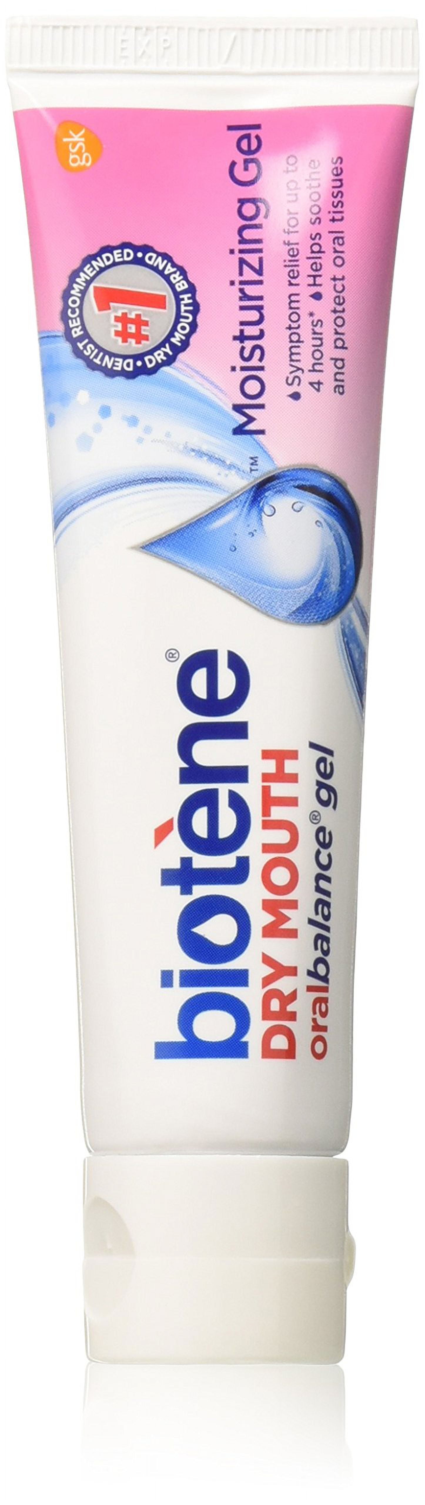 Biotene Oralbalance Moisturizing Gel Flavor-Free, Alcohol-Free, For Dry Mouth, 1.5 Ounce (Pack Of 3).
