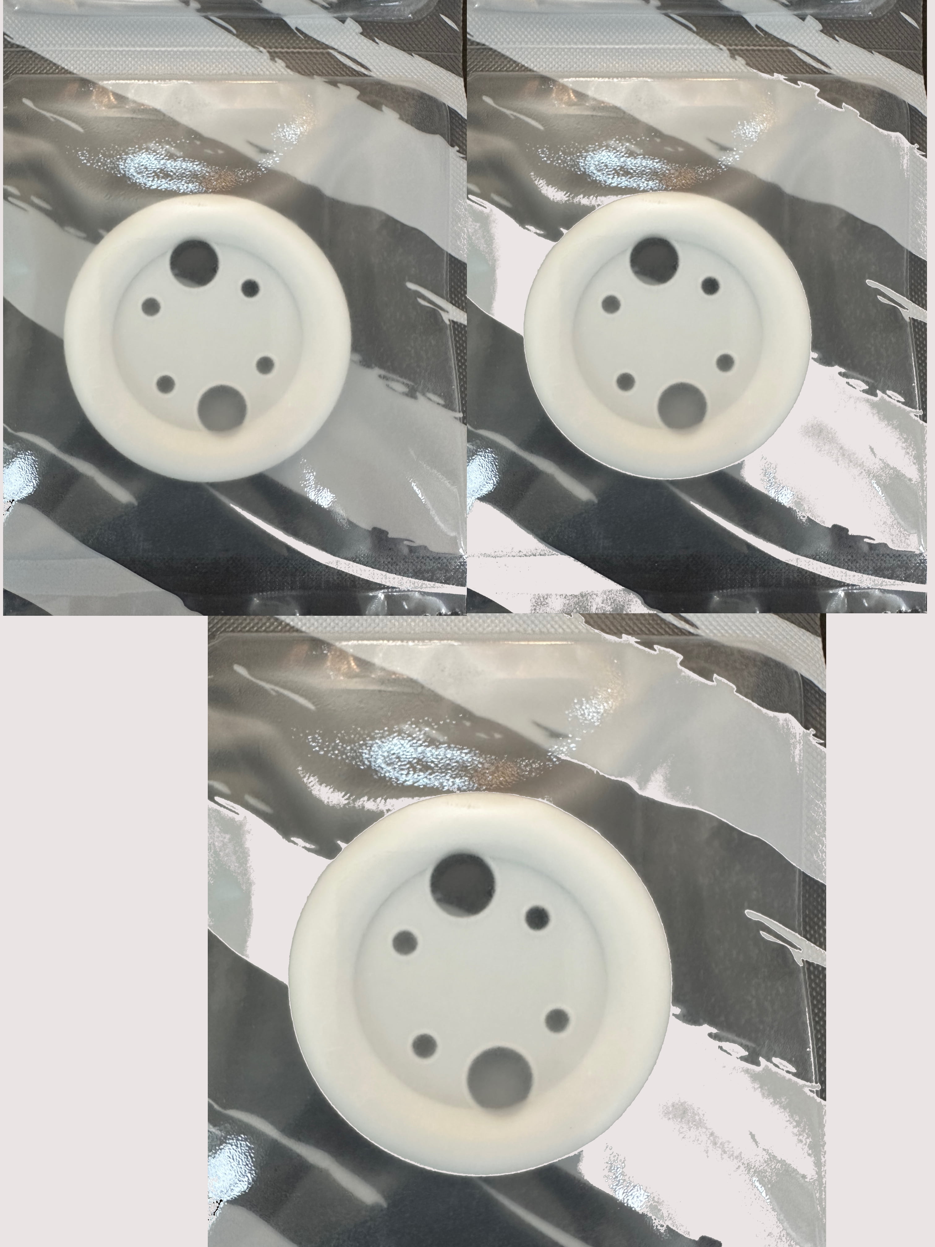 BIOTEQUELAB Bioteque Pessary Ring Size 4 With Support Silicone, Pack of 3