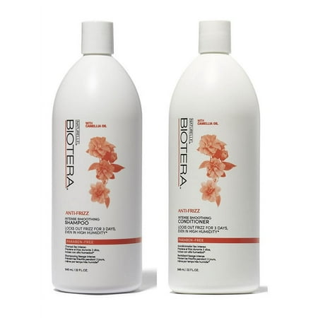 Biotera Anti-Frizz Intense Smoothing Shampoo and Conditioner Set 32oz